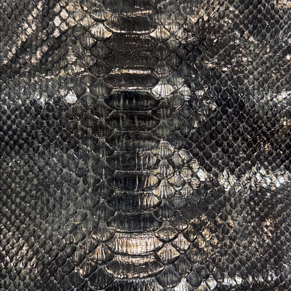 Authentic Devi Kroell Genuine Python Clutch, Made… - image 3